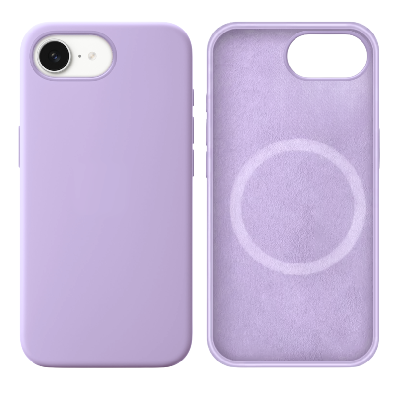 LindeCovers iPhone 16e Silikonecover - MagSafe Kompatibel 76 Lilac
