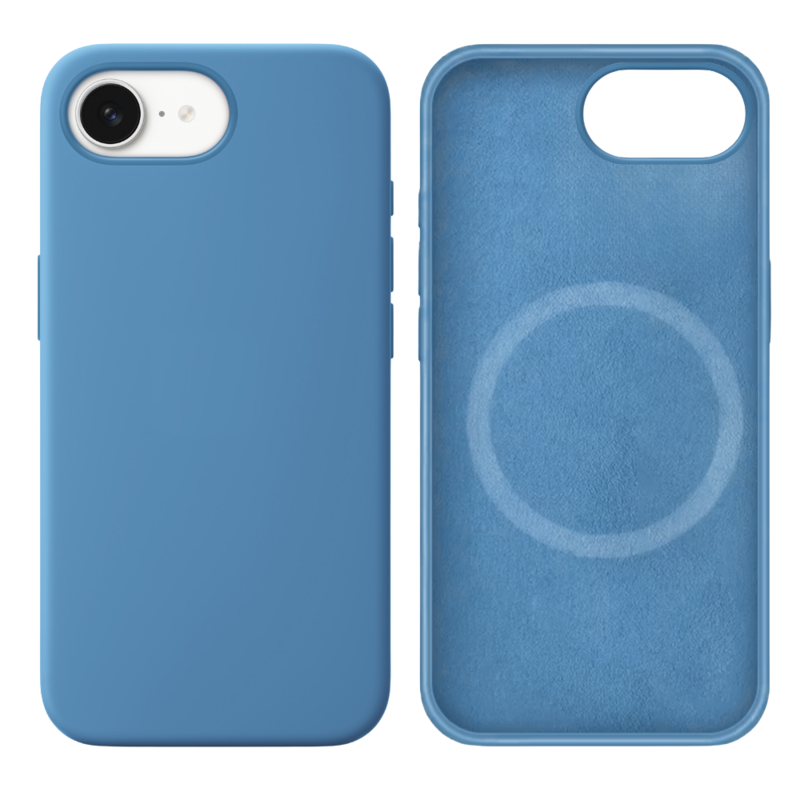LindeCovers iPhone 16e Silikonecover - MagSafe Kompatibel 24 Light Blue