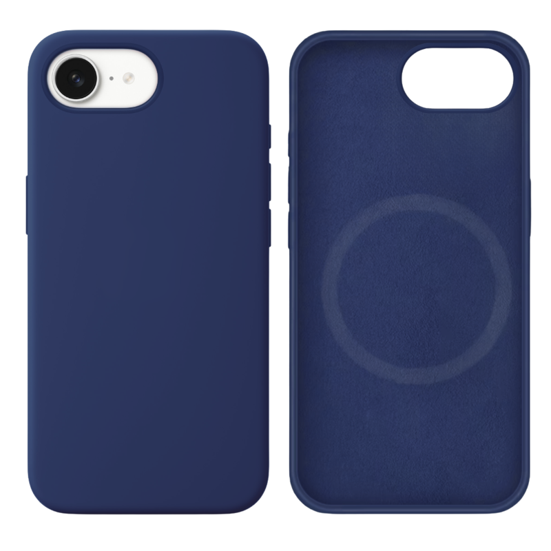 LindeCovers iPhone 16e Silikonecover - MagSafe Kompatibel 57 Ice Ocean Blue