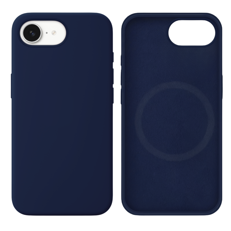 LindeCovers iPhone 16e Silikonecover - MagSafe Kompatibel 63 Navy Blue