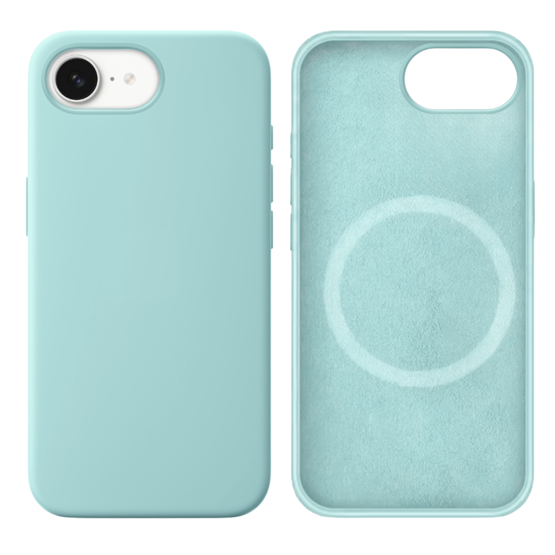 LindeCovers iPhone 16e Silikonecover - MagSafe Kompatibel 73 Light Lime Green