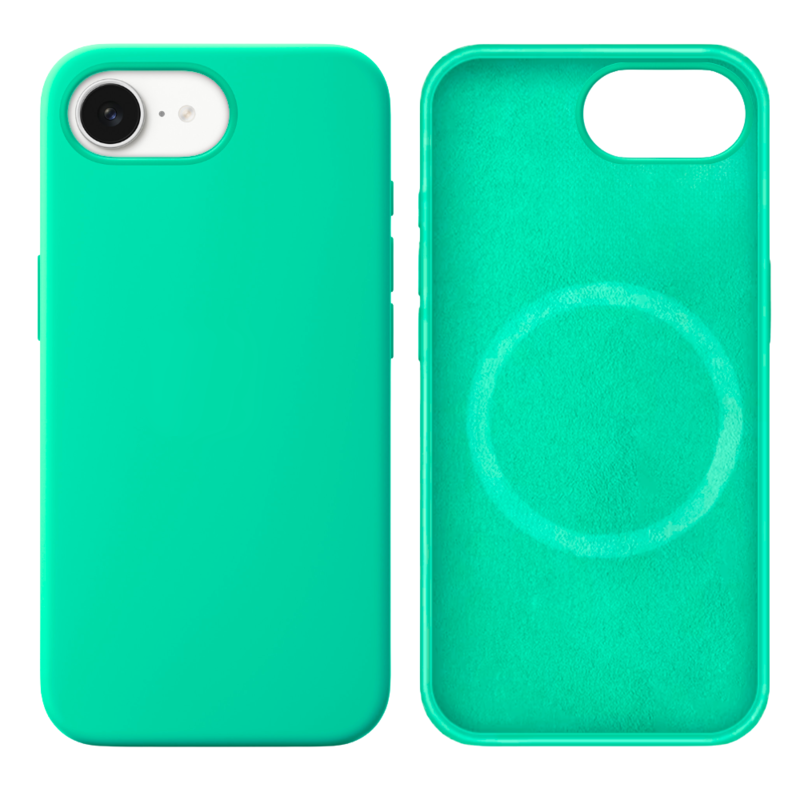 LindeCovers iPhone 16e Silikonecover - MagSafe Kompatibel 50 Rehmannia Green