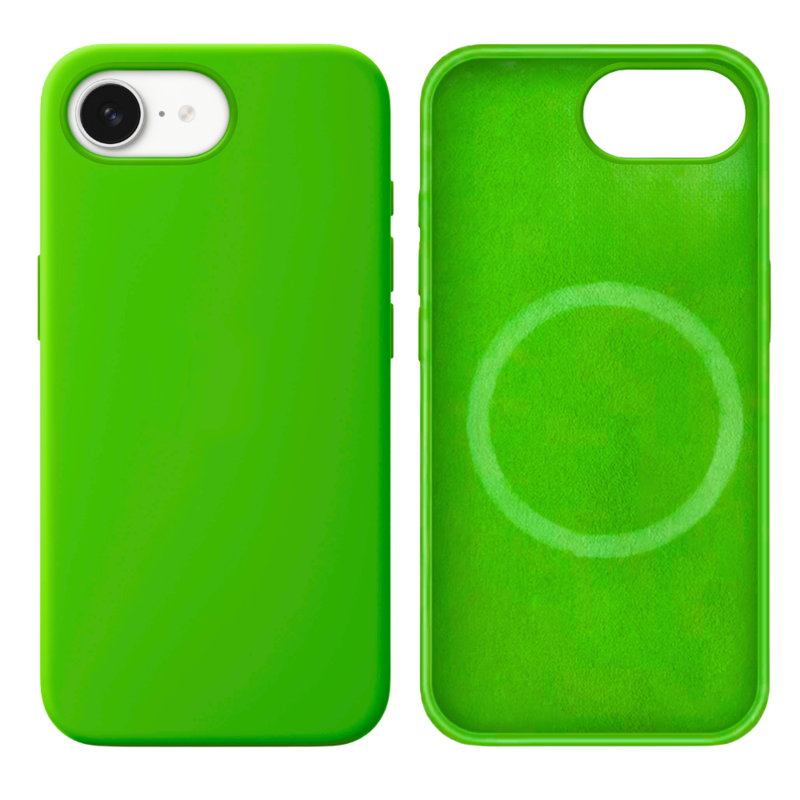 LindeCovers iPhone 16e Silikonecover - MagSafe Kompatibel 31 Dark Green