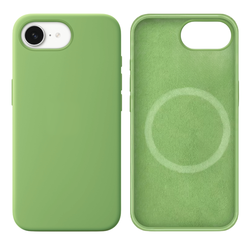 LindeCovers iPhone 16e Silikonecover - MagSafe Kompatibel 1 Mint Green