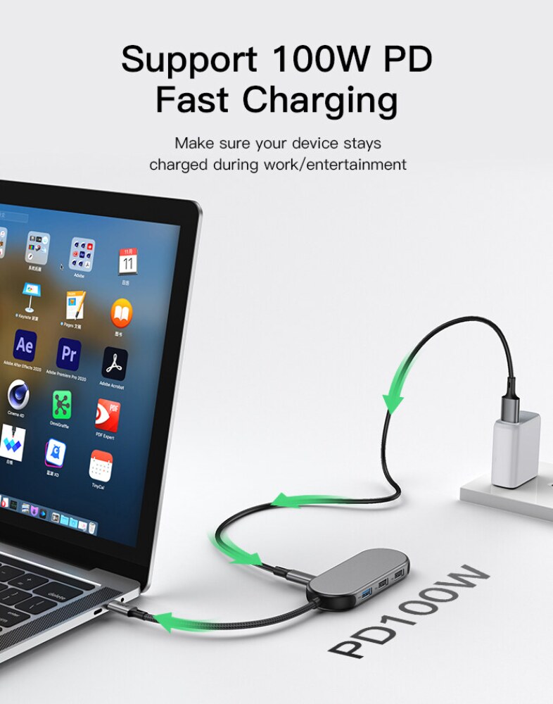 LindeCables USB-C 7-i-1 Hub – Essential
