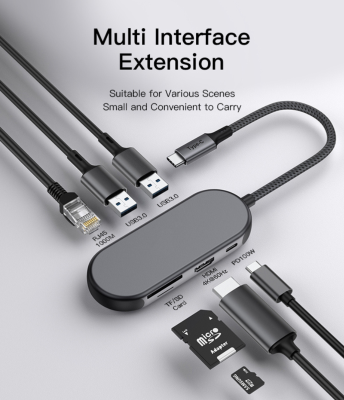 LindeCables USB-C 7-i-1 Hub – Pro