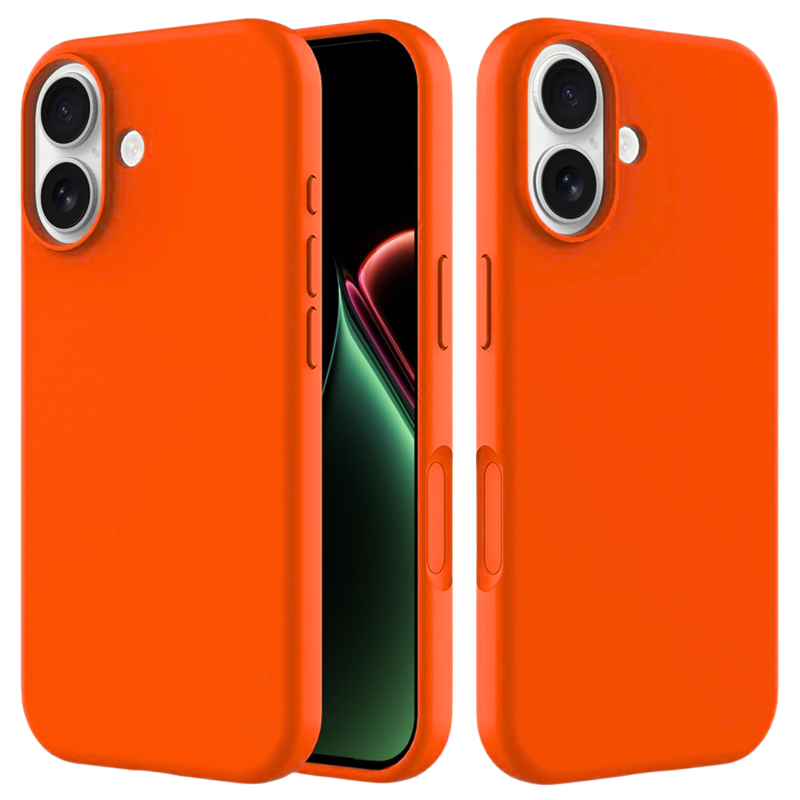 LindeCovers iPhone 17 - Silikonecover 66 Golden Orange