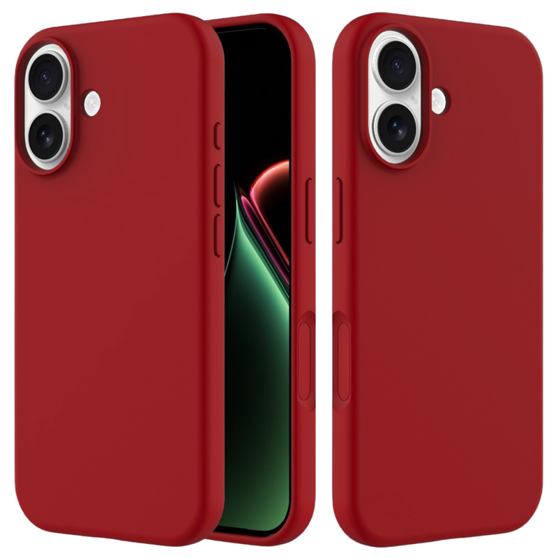 LindeCovers iPhone 17 - Silikonecover 33 Dark Red