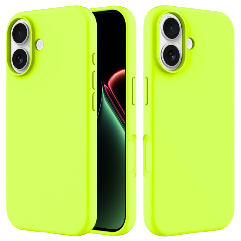 LindeCovers iPhone 17 - Silikonecover 60 Fluorescent Green