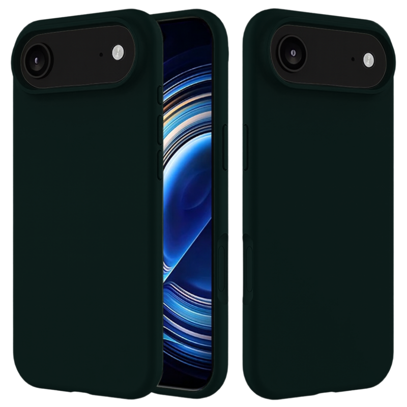 LindeCovers iPhone Air - Silikonecover 49 Green Black