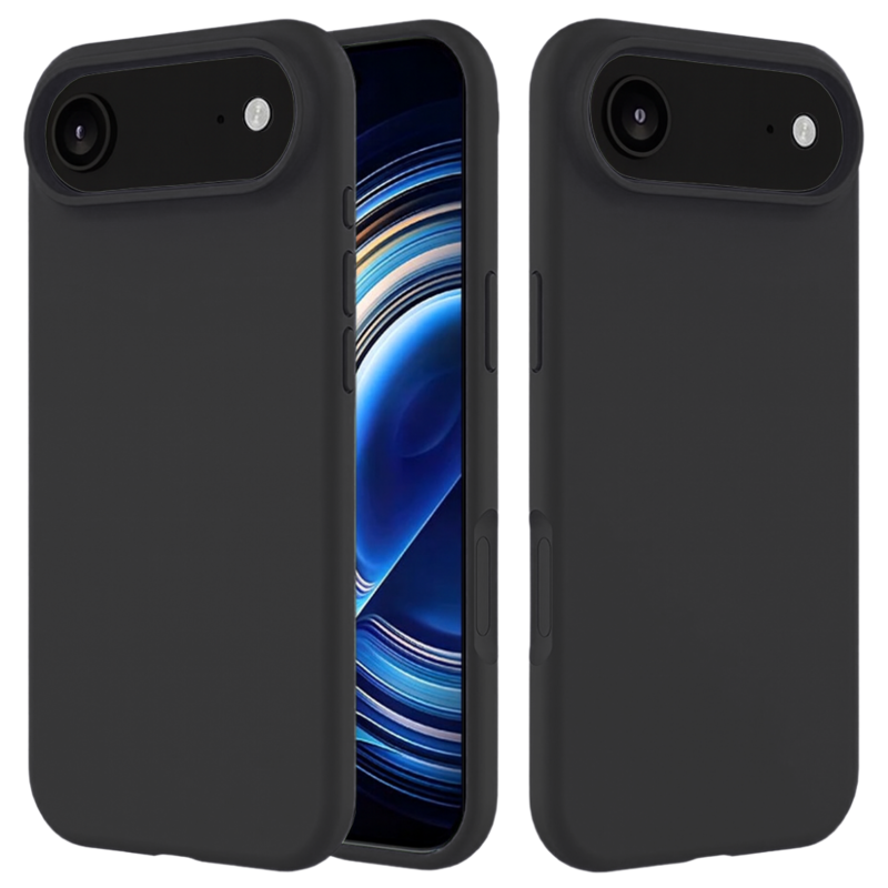 LindeCovers iPhone Air - Silikonecover 15 Charcoal Gray Black