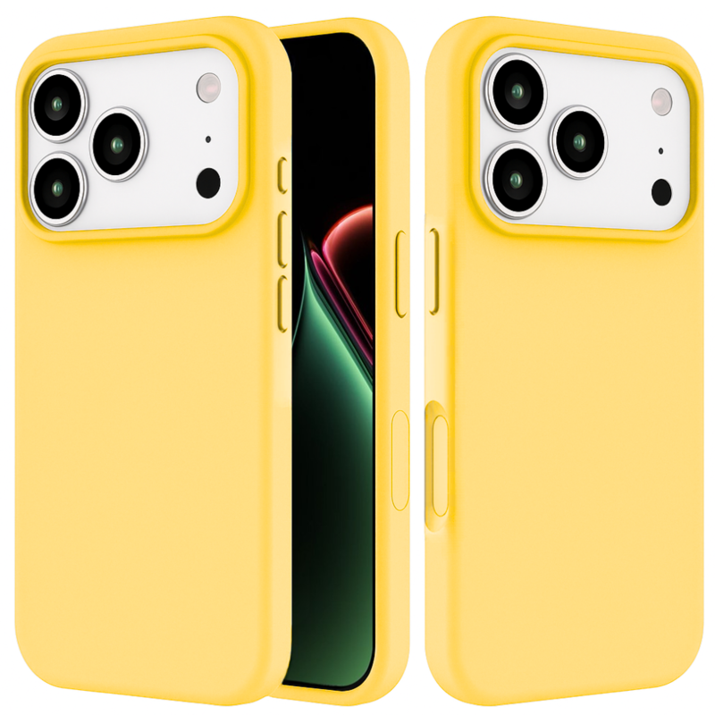 LindeCovers iPhone 17 Pro - Silikonecover 4 Yellow