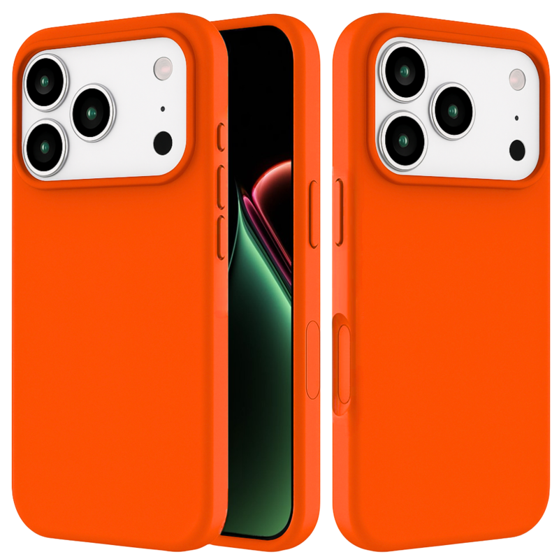 LindeCovers iPhone 17 Pro - Silikonecover 66 Golden Orange
