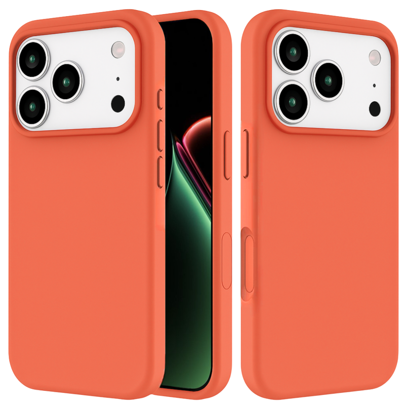 LindeCovers iPhone 17 Pro - Silikonecover 2 Apricot Orange