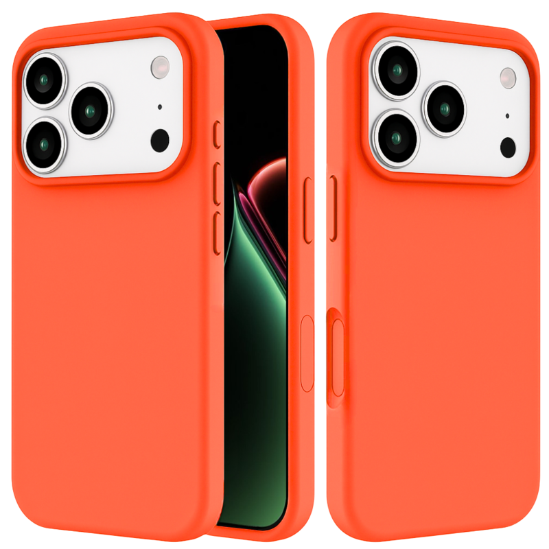 LindeCovers iPhone 17 Pro - Silikonecover 13 Orange