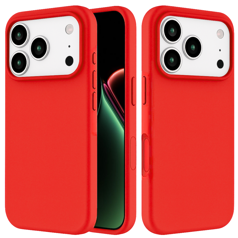 LindeCovers iPhone 17 Pro - Silikonecover 14 Red