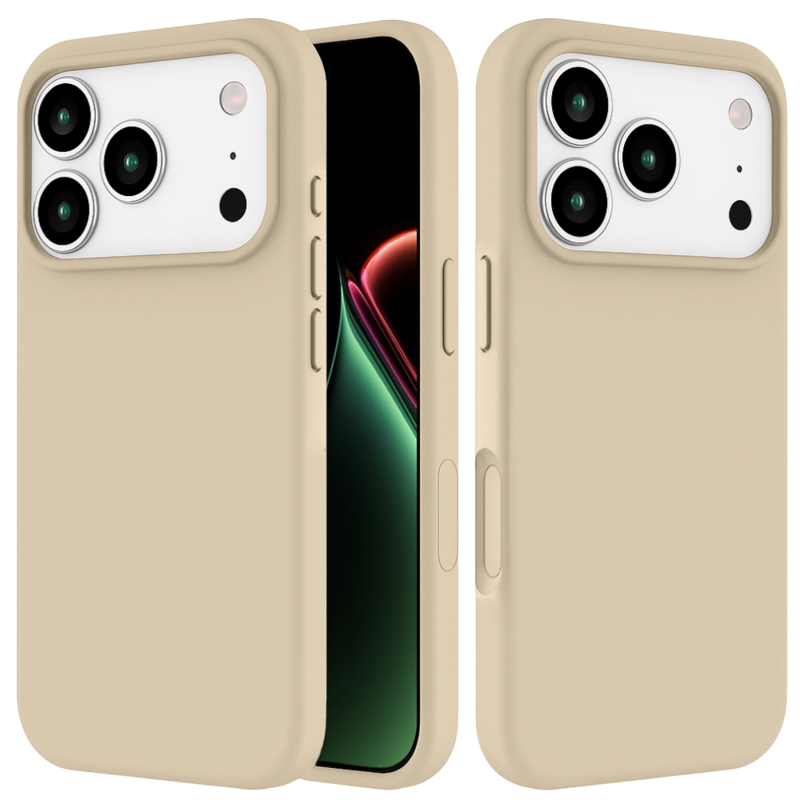 LindeCovers iPhone 17 Pro - Silikonecover 11 Antique White