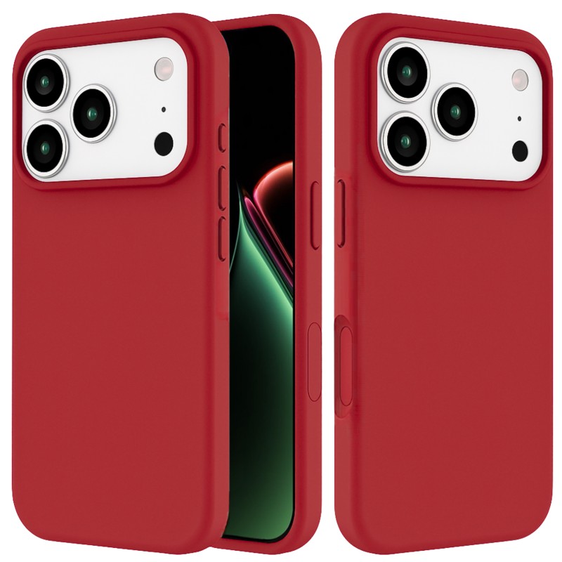 LindeCovers iPhone 17 Pro - Silikonecover 36 Rose Red