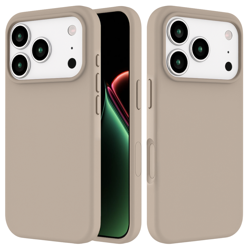 LindeCovers iPhone 17 Pro - Silikonecover 10 Rock Gray