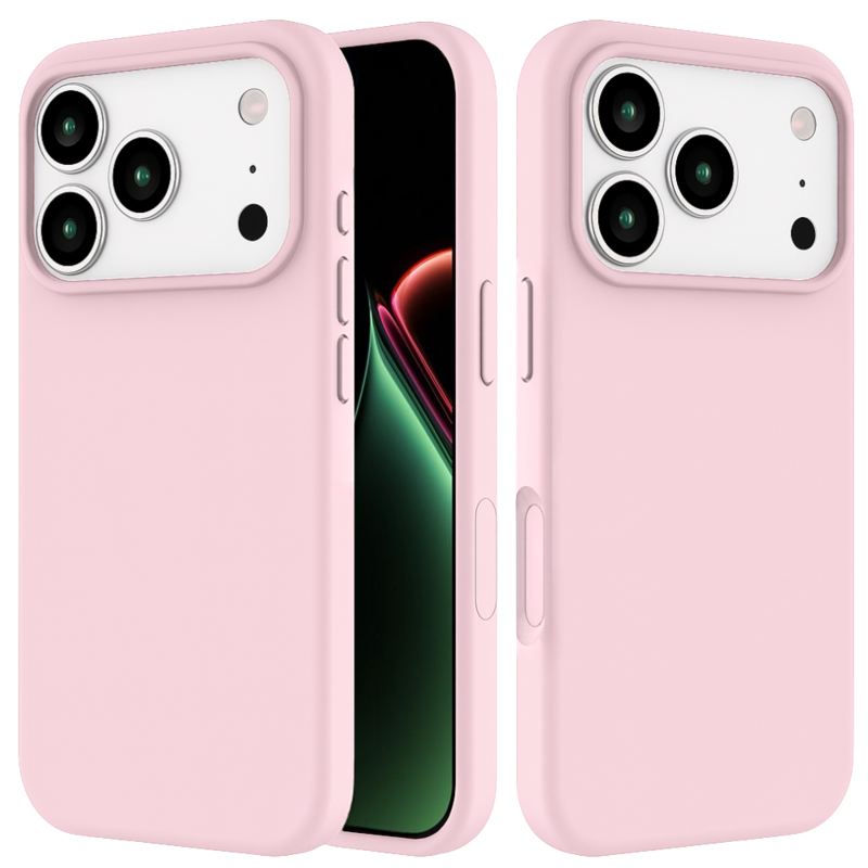 LindeCovers iPhone 17 Pro - Silikonecover 75 Gray Pink