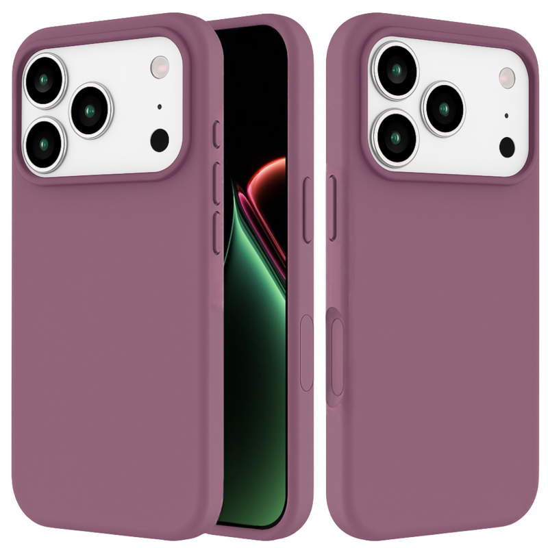 LindeCovers iPhone 17 Pro - Silikonecover 62 Black Currant