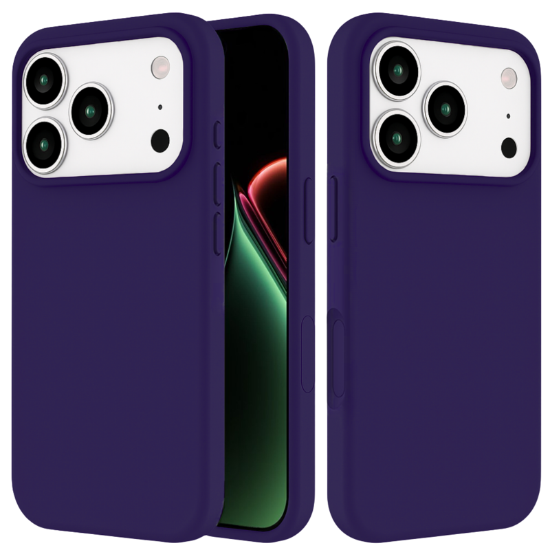 LindeCovers iPhone 17 Pro - Silikonecover 30 Dark Purple