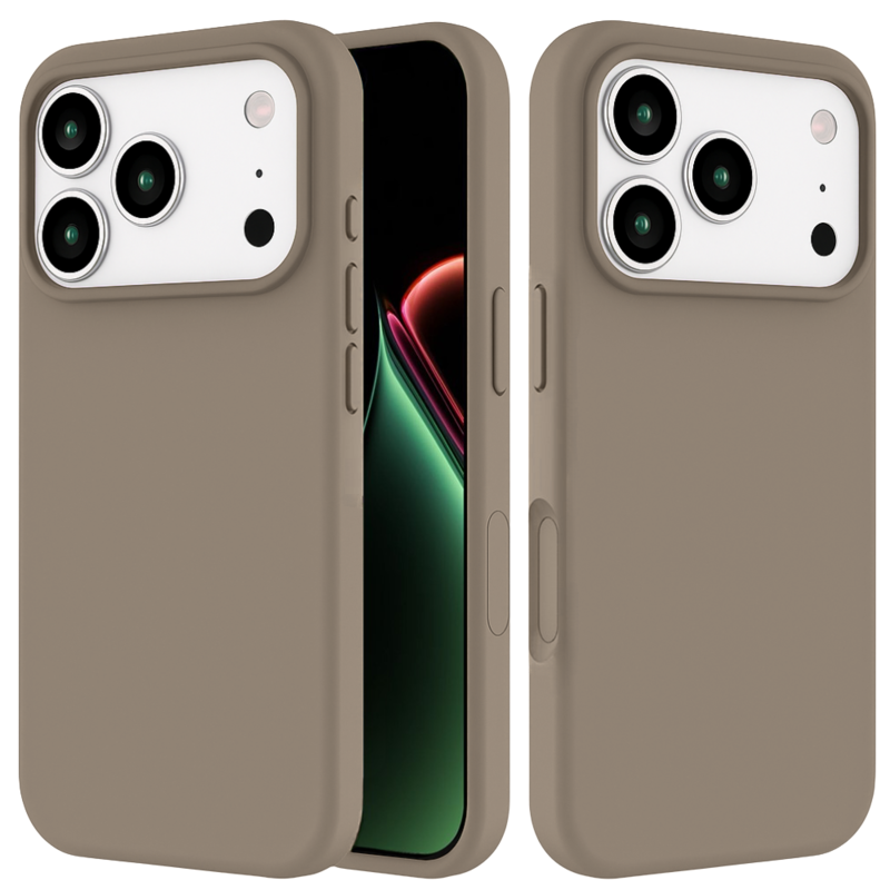 LindeCovers iPhone 17 Pro - Silikonecover 23 Pebble