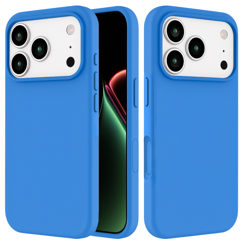 LindeCovers iPhone 17 Pro - Silikonecover 3 Deep Lake Blue