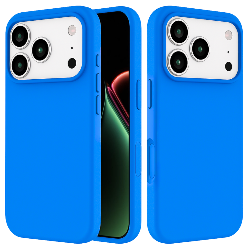LindeCovers iPhone 17 Pro - Silikonecover 70 Mediterranean Blue