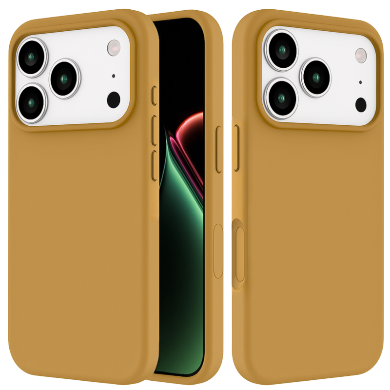 LindeCovers iPhone 17 Pro - Silikonecover 28 Golden