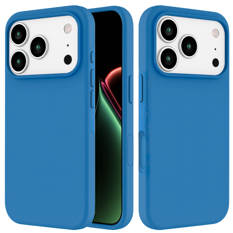 LindeCovers iPhone 17 Pro - Silikonecover 38 Cowboy Blue