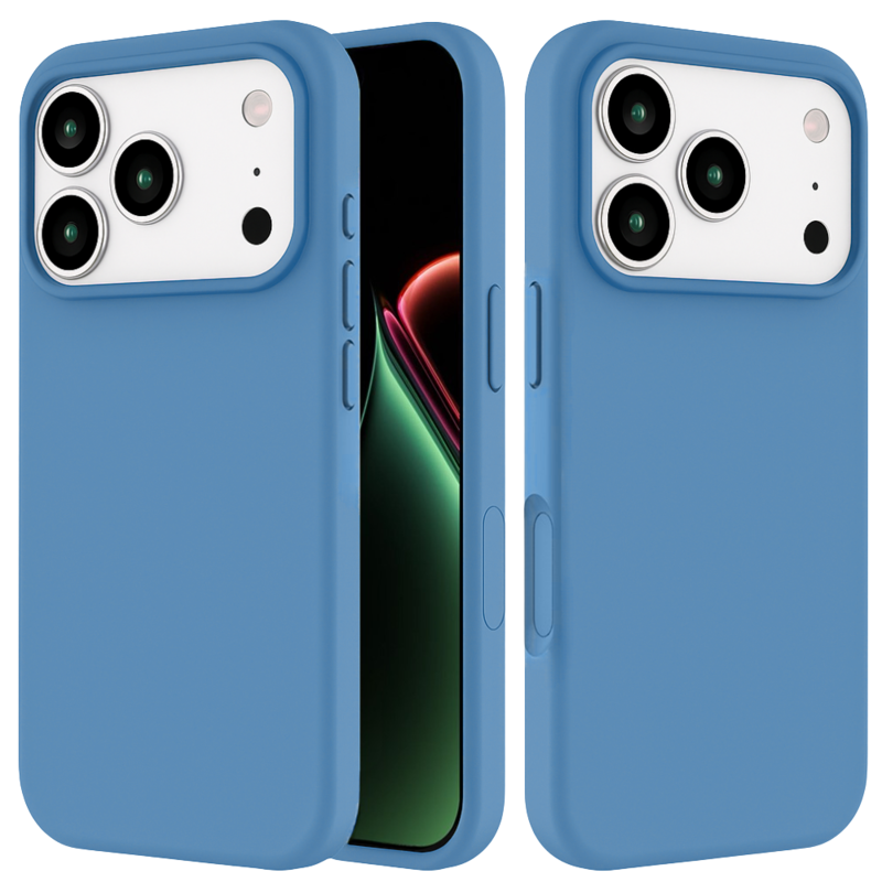LindeCovers iPhone 17 Pro - Silikonecover 24 Light Blue
