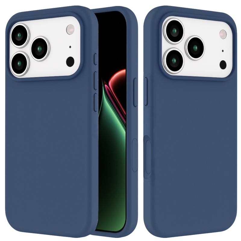 LindeCovers iPhone 17 Pro - Silikonecover 57 Ice Ocean Blue