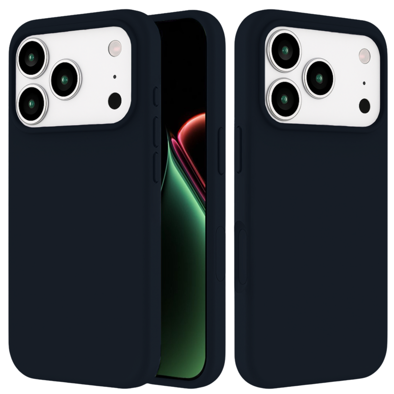 LindeCovers iPhone 17 Pro - Silikonecover 8 Midnight Blue