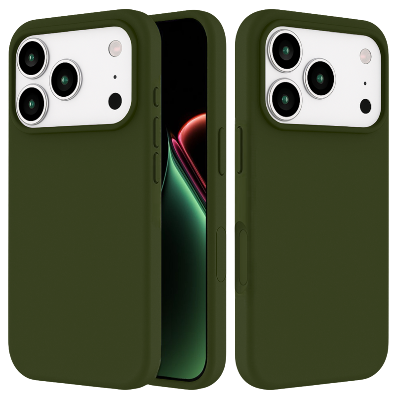 LindeCovers iPhone 17 Pro - Silikonecover 48 Pine Forest Green