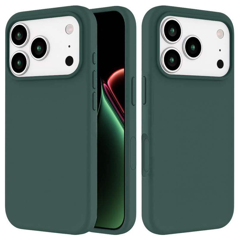 LindeCovers iPhone 17 Pro - Silikonecover 58 Pine Needle Green