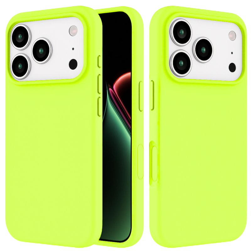 LindeCovers iPhone 17 Pro - Silikonecover 60 Fluorescent Green