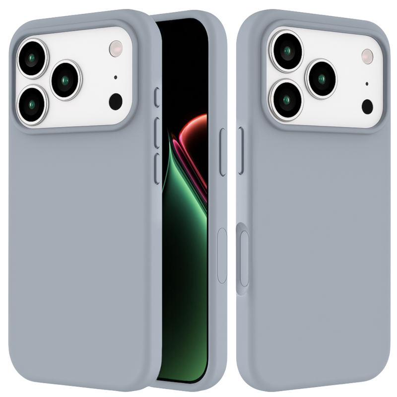 LindeCovers iPhone 17 Pro - Silikonecover 26 Blue Gray