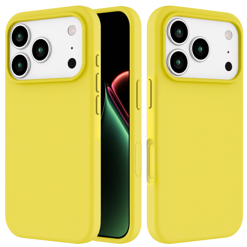 LindeCovers iPhone 17 Pro - Silikonecover 32 Shiny Yellow