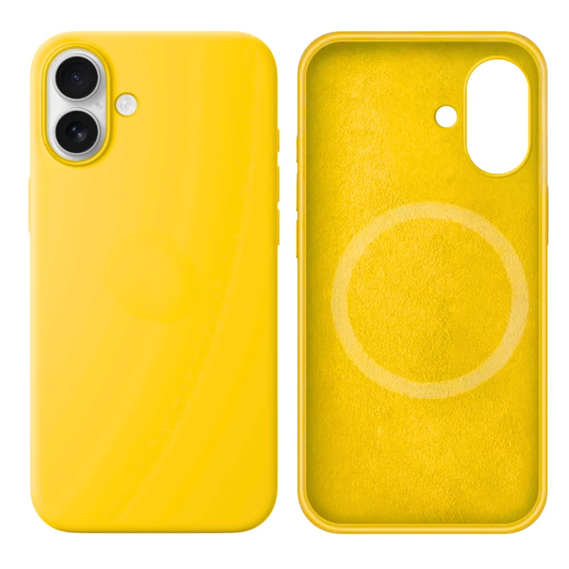LindeCovers iPhone 17 Silikonecover - MagSafe Kompatibel 4 Yellow