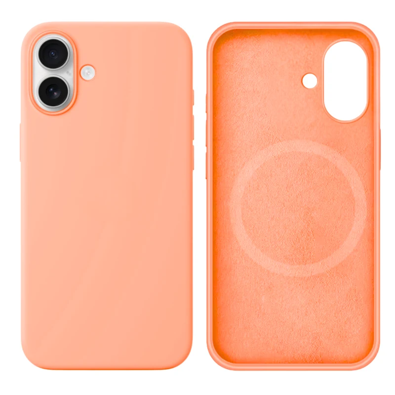 LindeCovers iPhone 17 Silikonecover - MagSafe Kompatibel 59 Grapefruit