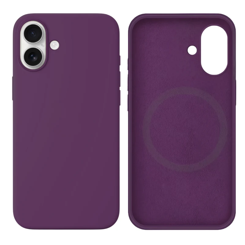 LindeCovers iPhone 17 Silikonecover - MagSafe Kompatibel 45 Purple