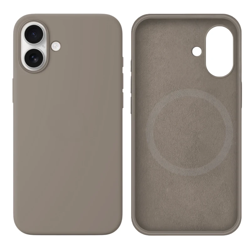 LindeCovers iPhone 17 Silikonecover - MagSafe Kompatibel 23 Pebble
