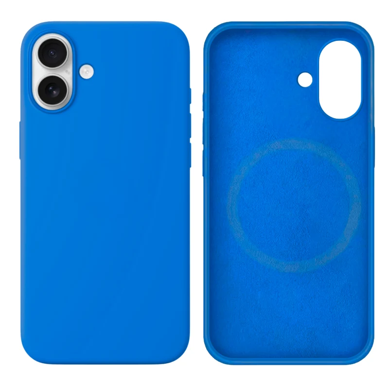 LindeCovers iPhone 17 Silikonecover - MagSafe Kompatibel 70 Mediterranean Blue