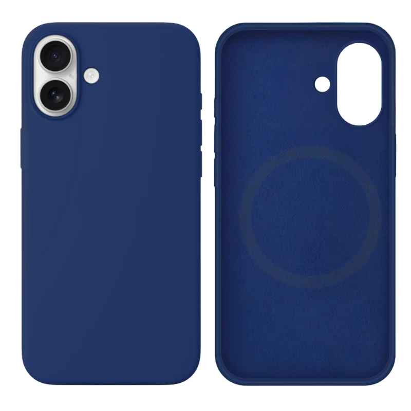 LindeCovers iPhone 17 Silikonecover - MagSafe Kompatibel 57 Ice Ocean Blue