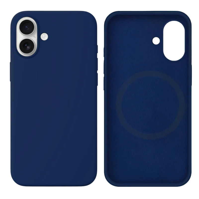 LindeCovers iPhone 17 Silikonecover - MagSafe Kompatibel 63 Navy Blue