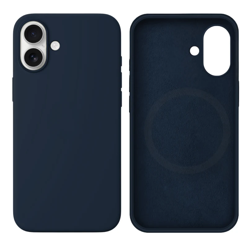 LindeCovers iPhone 17 Silikonecover - MagSafe Kompatibel 8 Midnight Blue
