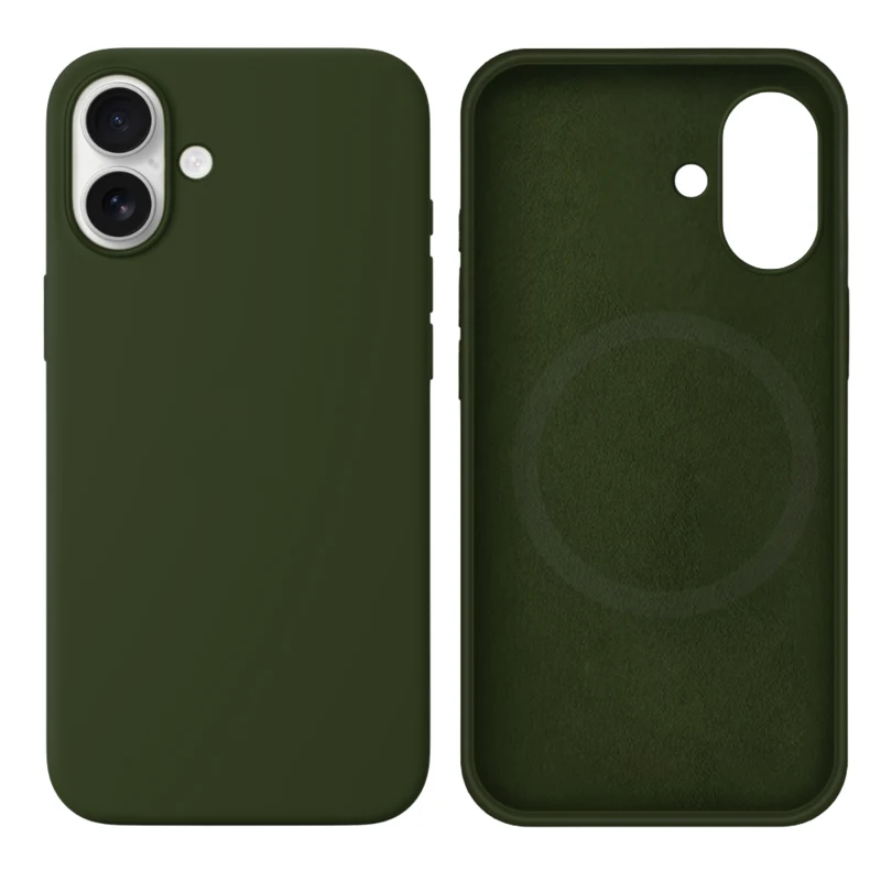 LindeCovers iPhone 17 Silikonecover - MagSafe Kompatibel 48 Pine Forest Green