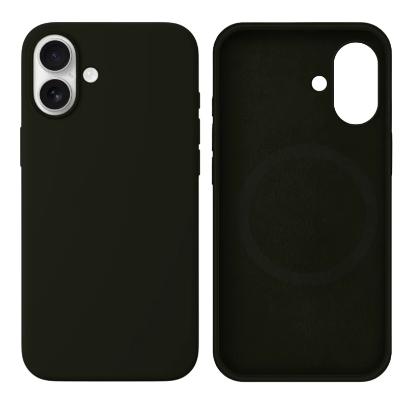 LindeCovers iPhone 17 Silikonecover - MagSafe Kompatibel 34 Olive