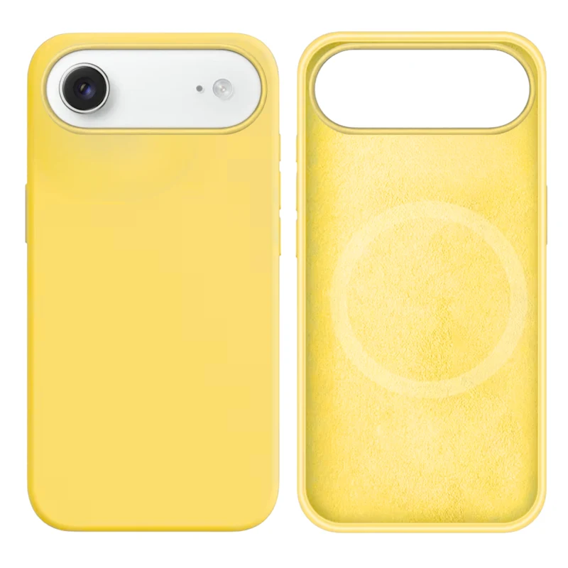 LindeCovers iPhone Air Silikonecover - MagSafe Kompatibel 4 Yellow